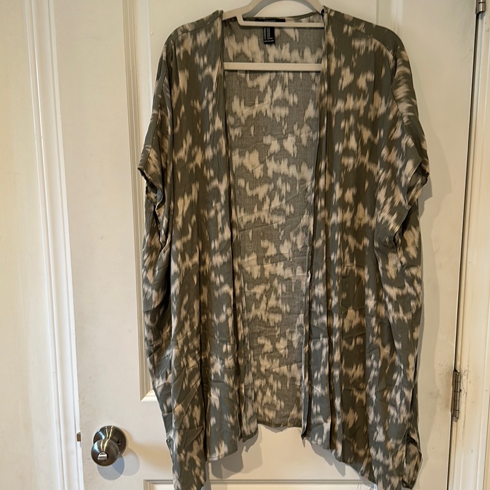 Olive green forever 21 duster/kimono